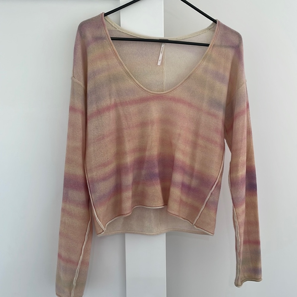 FP cashmere crop sweater